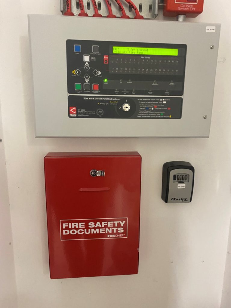 C-tec addressable Fire alarm L3 category system installed in Hackney