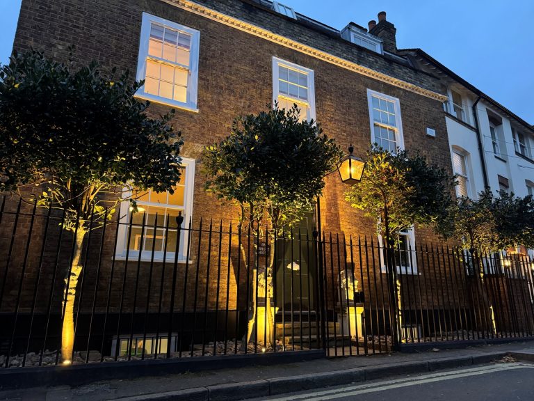 Fulham outside lighting design and installation complete