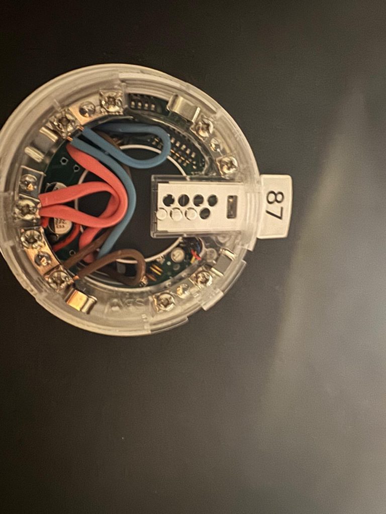 Addressable fire alarm Detection sensor wiring