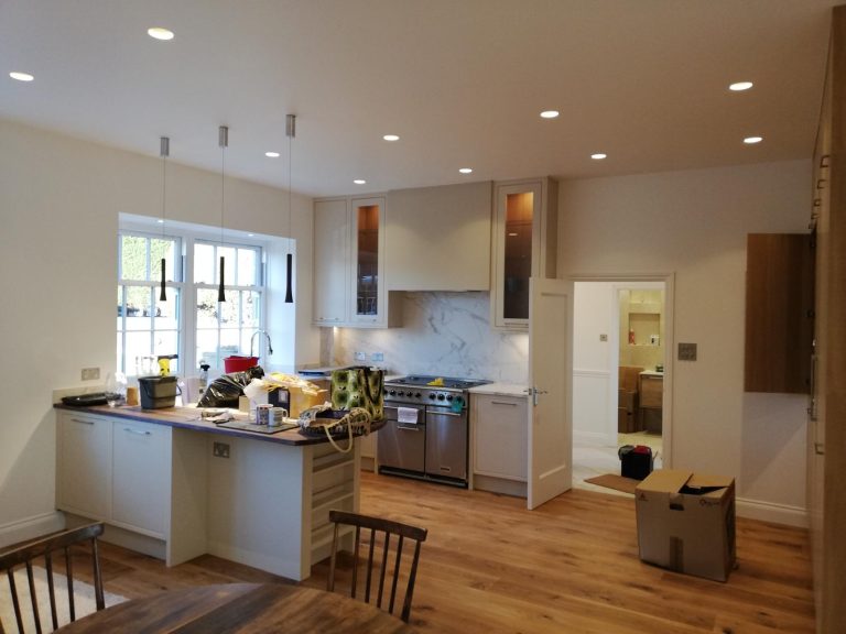 Chertsey Kitchen lighting