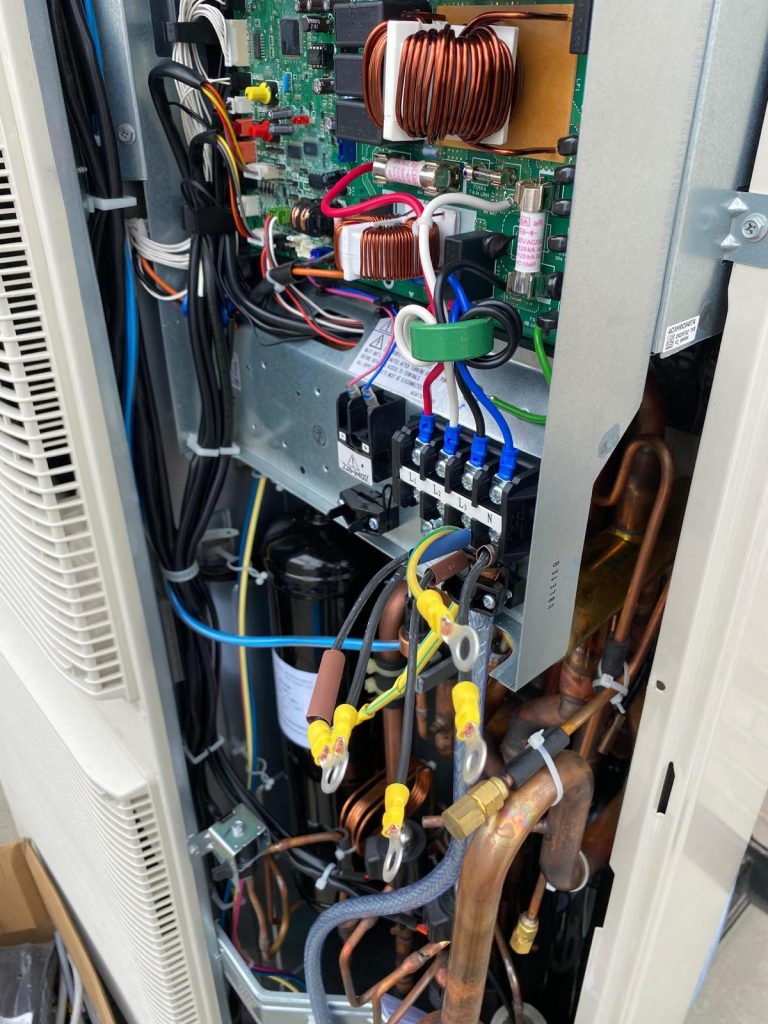 Air condition unit wiring